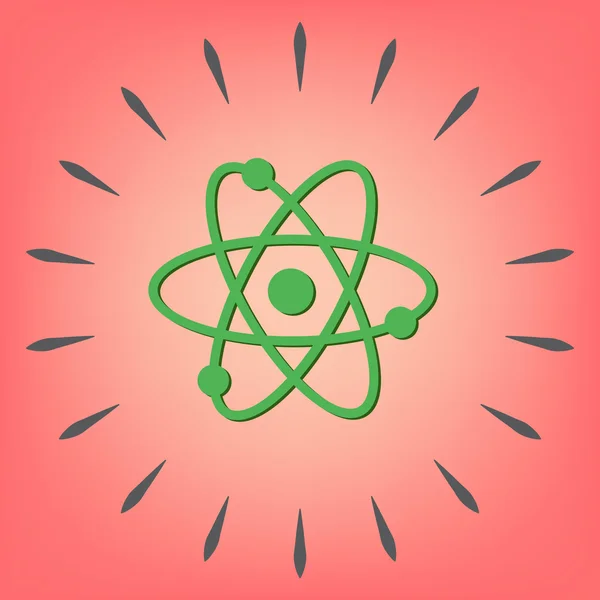 Atom, cząsteczka. ikony symbol — Wektor stockowy