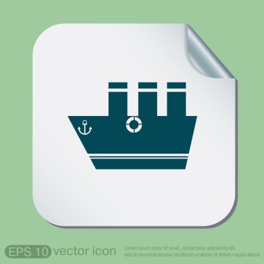 Yelkenli gemi sembolü .