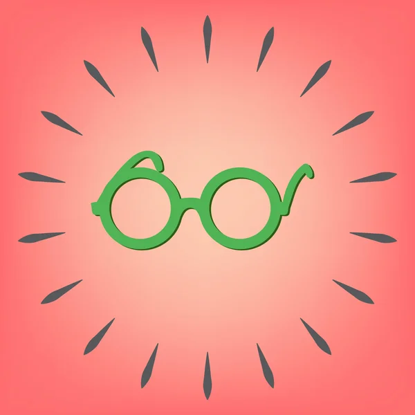 Signo icono gafas — Vector de stock