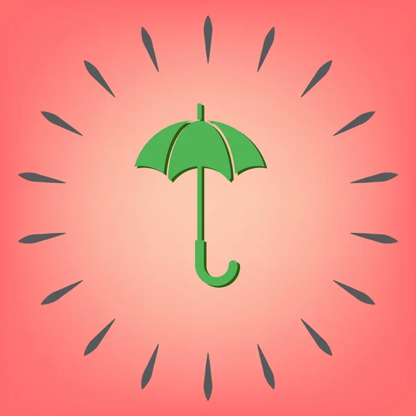 Umbrella icon. protection from rain — Stock Vector