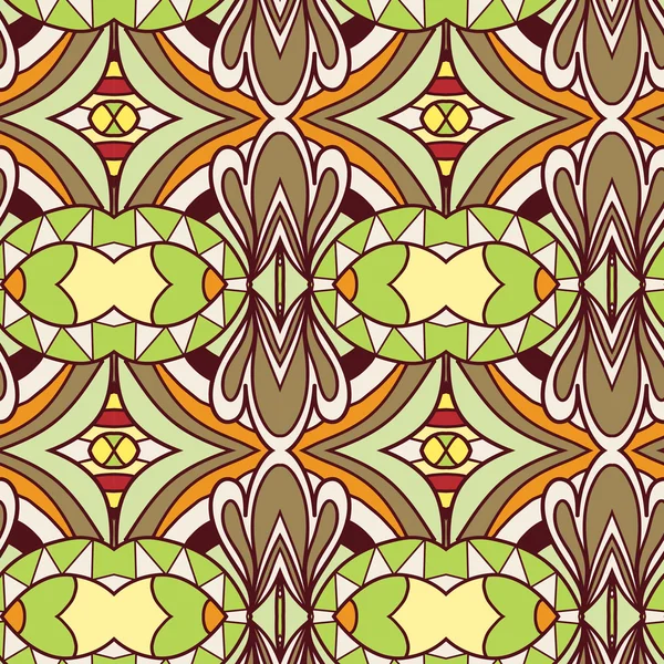 Patrón de ornamento sin costura abstracto — Vector de stock