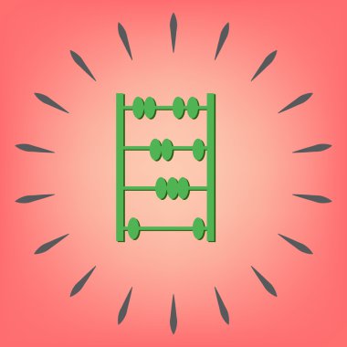 eski retro abacus simgesi