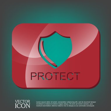 kalkan, koruması sembolü.