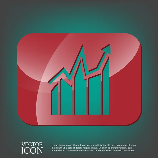 Chart diagram figure — Stock Vector