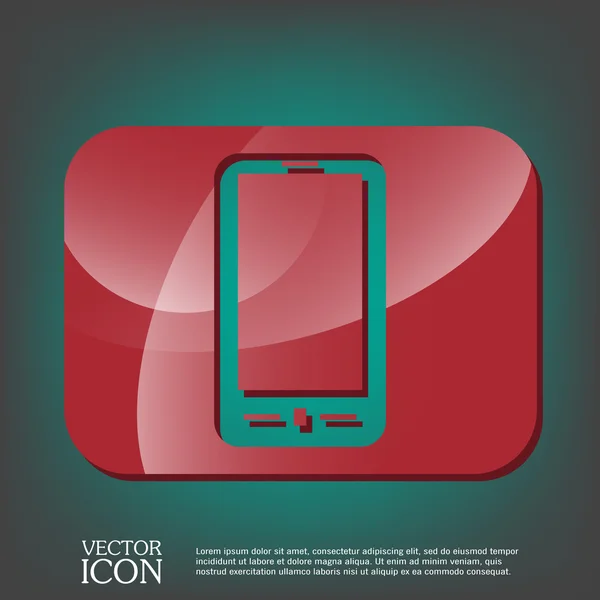 Icône signe Smartphone — Image vectorielle