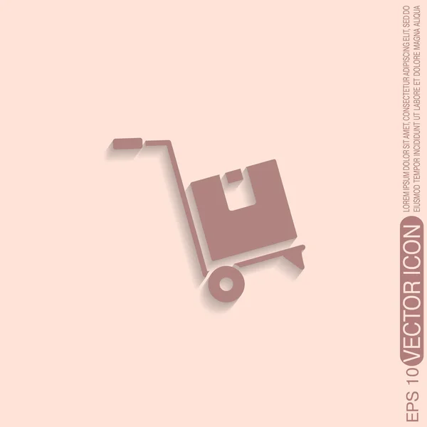 Design de pictograme logistice . — Vector de stoc