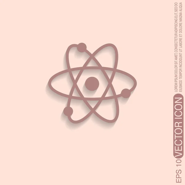 Atom oder Molekül-Symbol — Stockvektor