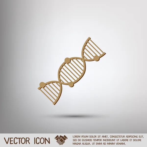DNA helix pictogram — Stockvector