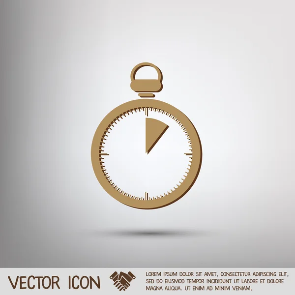 Icona segno cronometro — Vettoriale Stock