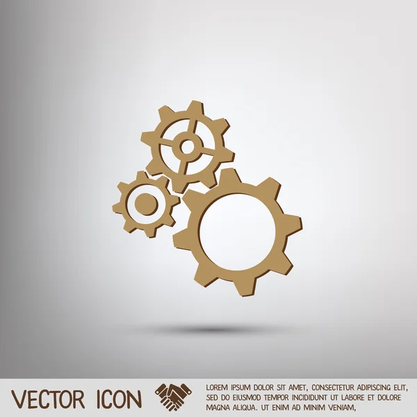 Configuración y reparación de iconos — Vector de stock