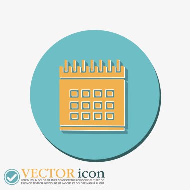 Takvim işareti illüstrasyon