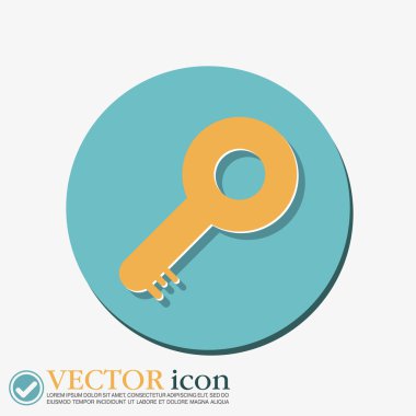 anahtar simgesi simgesi