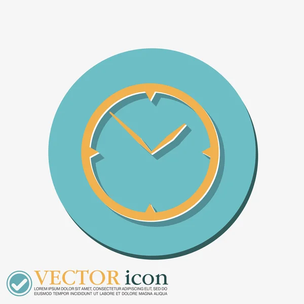 Hodiny, hodinky ikony — Stockový vektor
