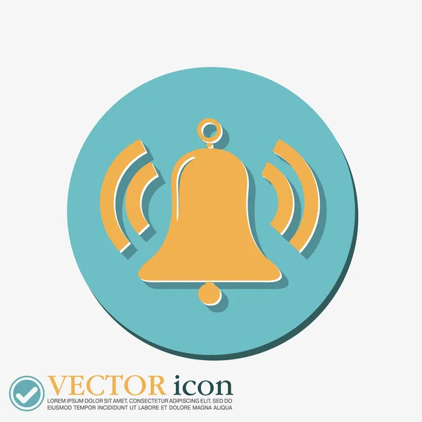 Ring bell icon. — Stock Vector