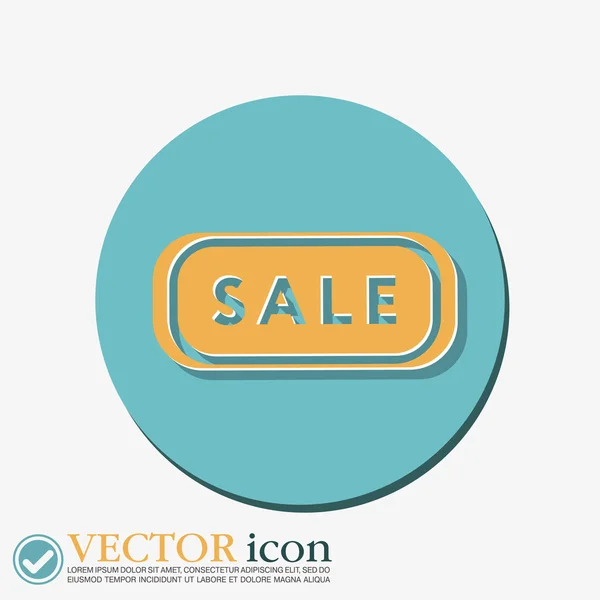 Koop label icon — Stockvector