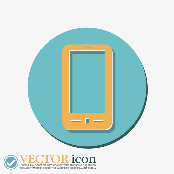 Design der Smartphone-Ikone — Stockvektor