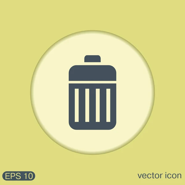 Mand garbage, recycling — Stockvector