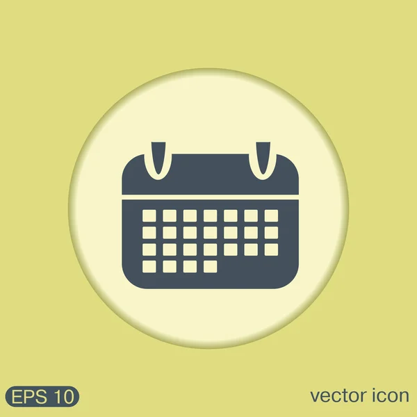 Calendar icon design — Stock Vector