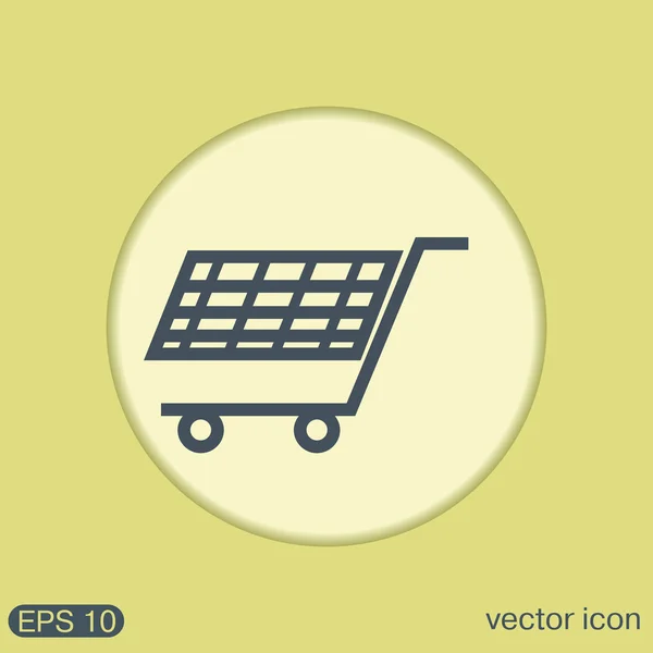 Shopping cart icon. — Stock Vector