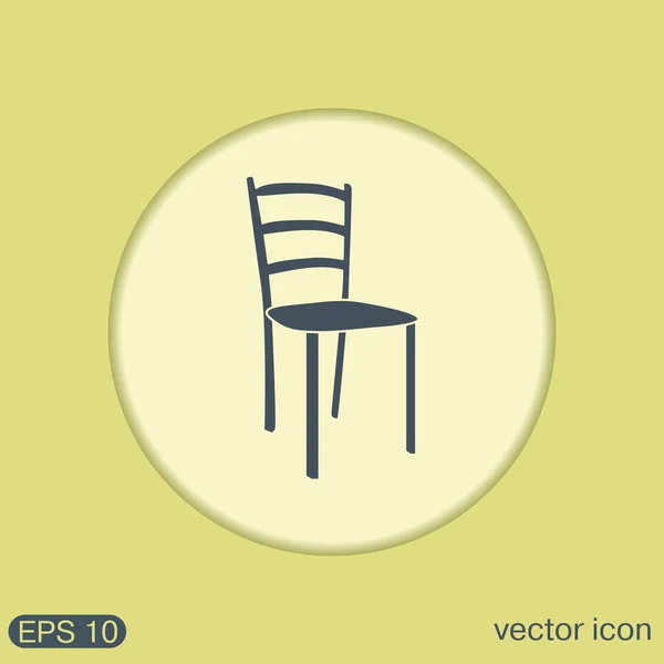 Καρέκλα εικονίδιο. σύμβολο έπιπλα — Διανυσματικό Αρχείο