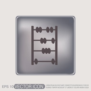 eski retro abacus simgesi