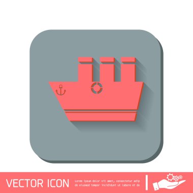 Yelkenli gemi sembolü .