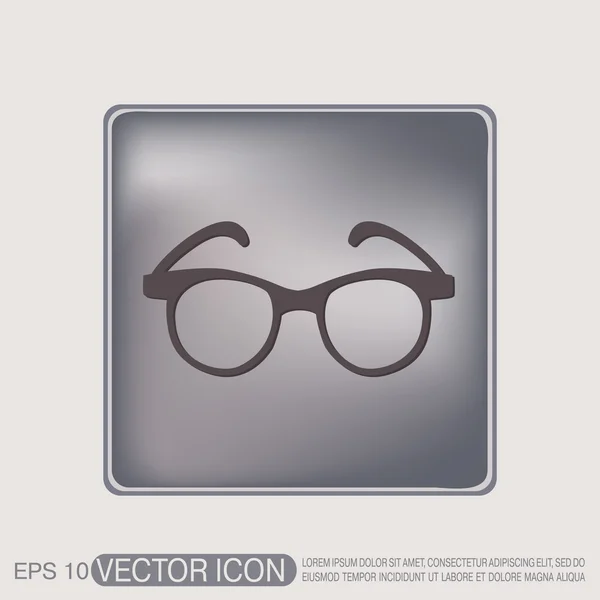 Signo icono gafas — Vector de stock