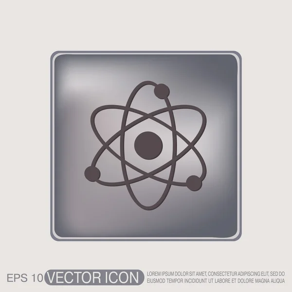 Atom, molekyl. symbolikon — Stock vektor