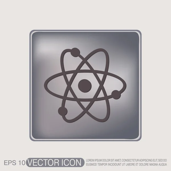 Atom, molekyl. symbolikon — Stock vektor