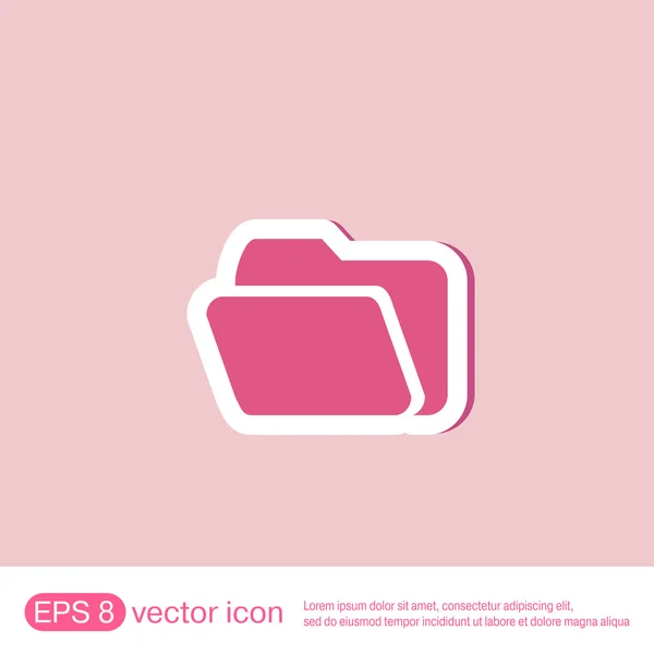 Folder for documents design. — Stock Vector