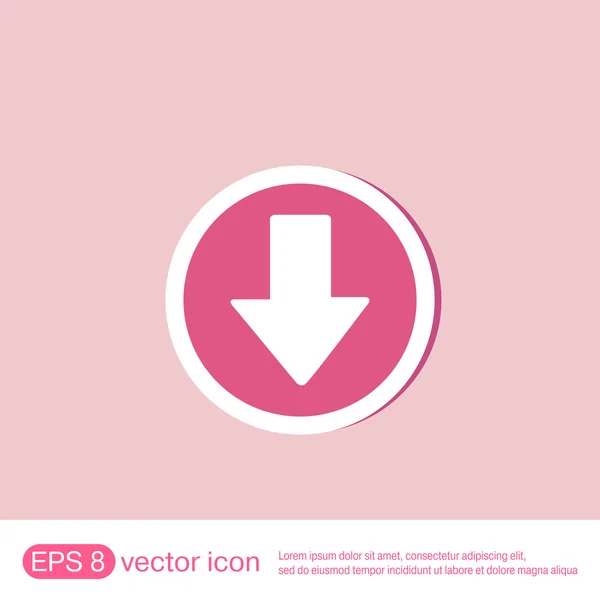 Web arrow symbol — Stock Vector