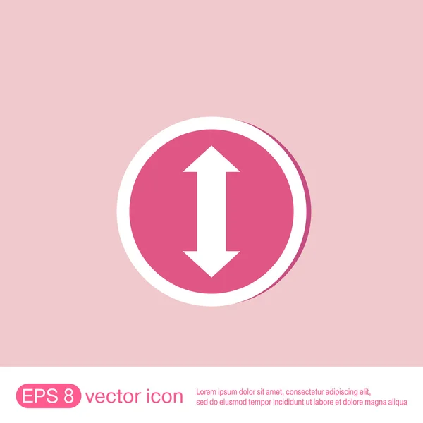 Icono de flecha web — Vector de stock