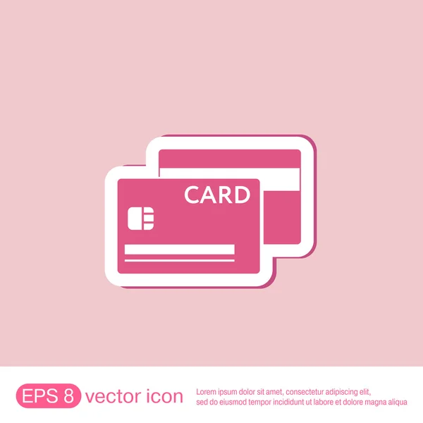 Credit card icon — Stock Vector