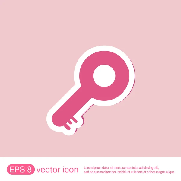 Icono del símbolo clave — Vector de stock