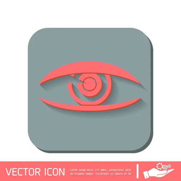 Ojo icono signo — Vector de stock