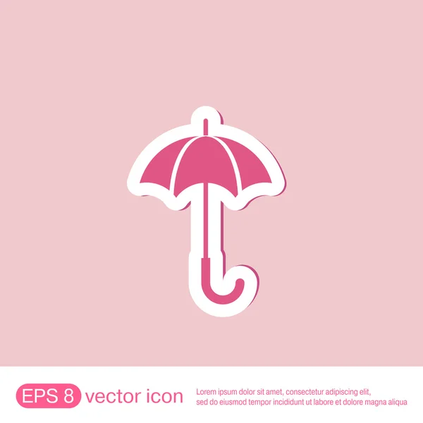 Umbrella icon. protection from rain — Stock Vector