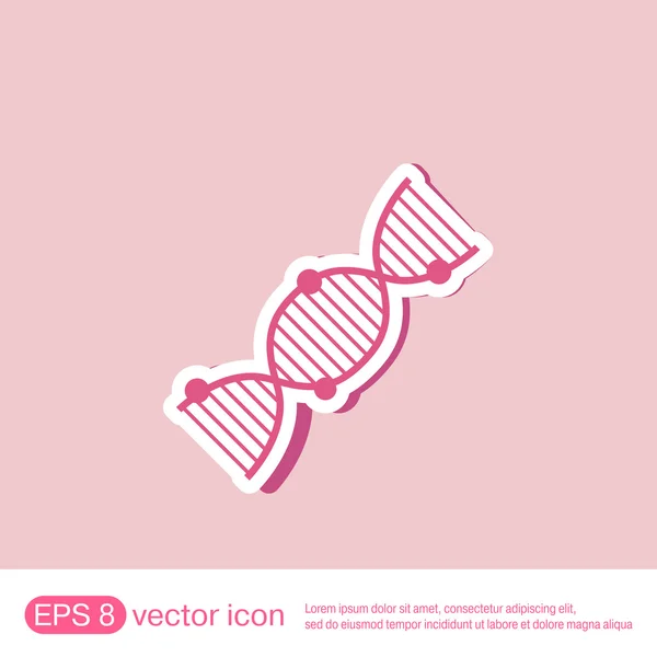 DNA helix pictogram — Stockvector