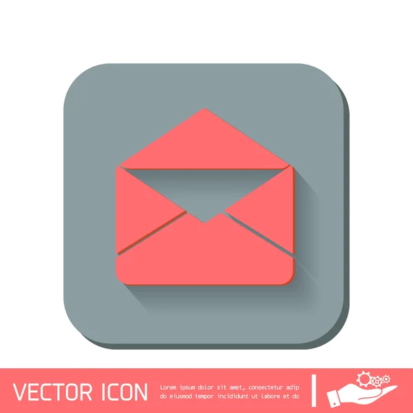 Enveloppe postale. symbole e-mail  . — Image vectorielle