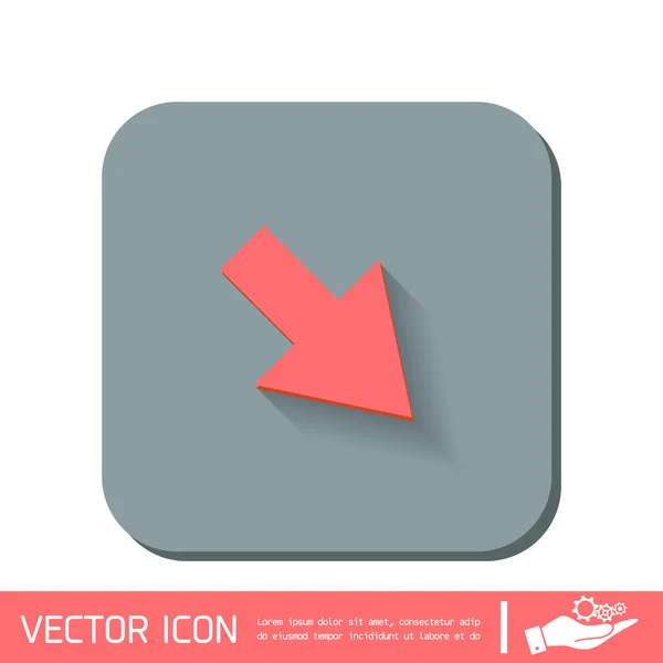 Webpfeil-Symbol, — Stockvektor
