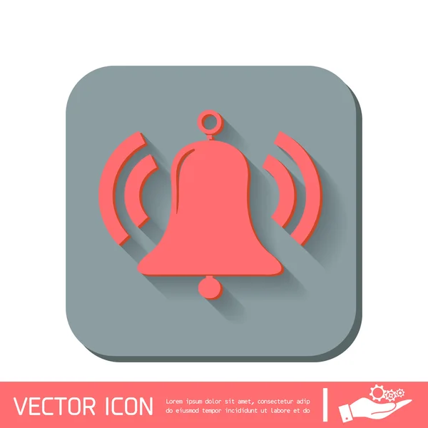 Icono de campana — Vector de stock