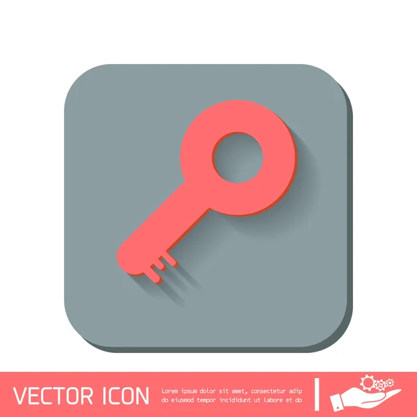 Icono del símbolo clave — Vector de stock