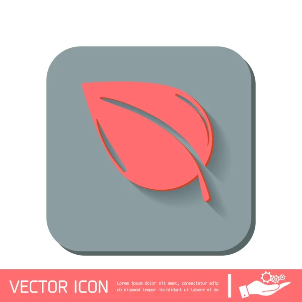 Leaf sign. nature icon — Stock Vector