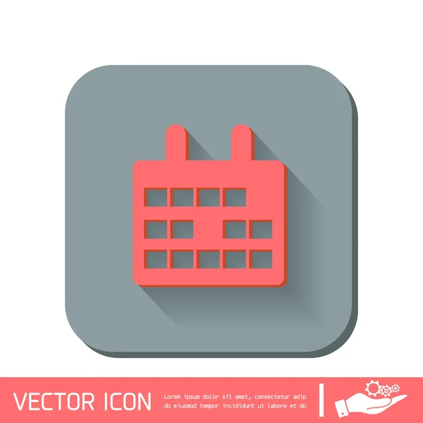 Icono de signo de calendario — Vector de stock