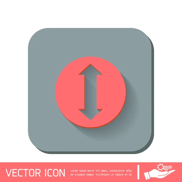 Flecha web symbo — Vector de stock