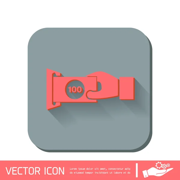 Dinero icono ATM — Vector de stock