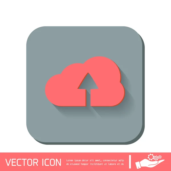 Cloud download. icon — Stock Vector