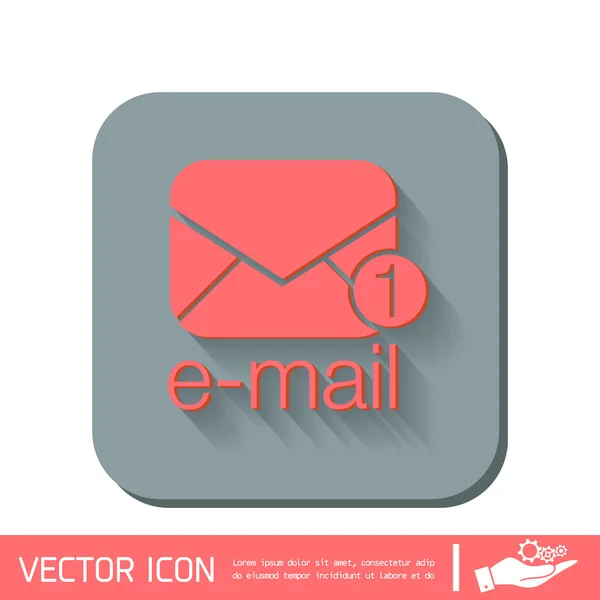 邮政信封。电子邮件符号 . — 图库矢量图片