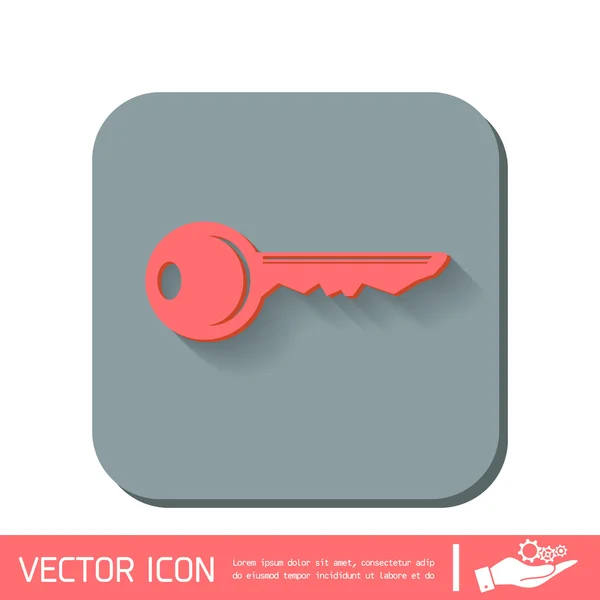 Icono del símbolo clave — Vector de stock