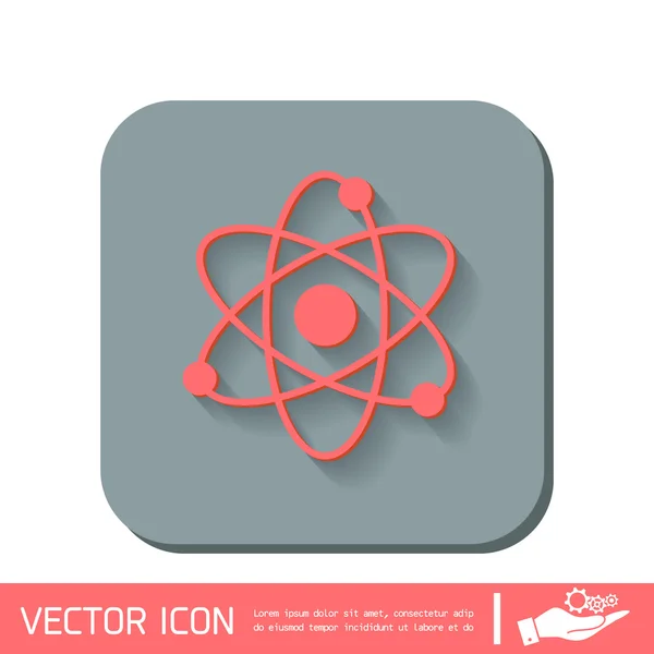 Atom, molekyl. symbolikon — Stock vektor