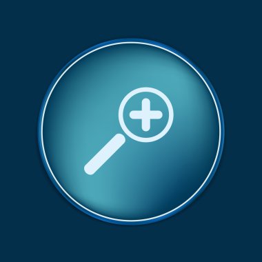 Büyüteç artış simgesi